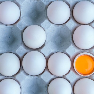 Full Frame Shot Of Egg Carton