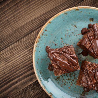 Homemade chocolate brownies