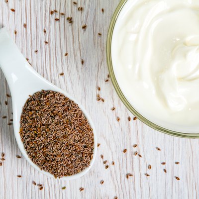 Psyllium with natural Joghurt