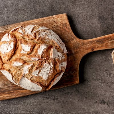 freshly baked bread