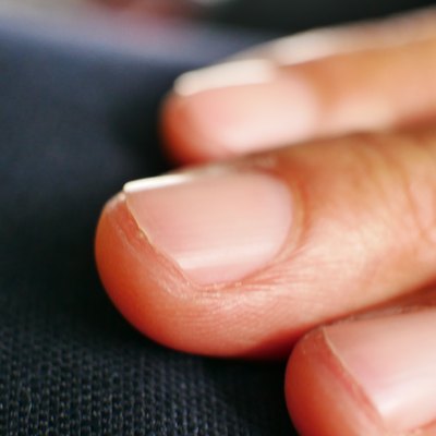 Close-up of a fingernail