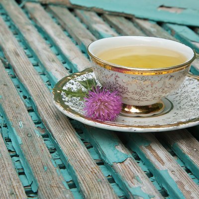 Milk thistle tea