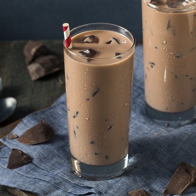 Cold Refreshing Iced Hot Chocolate Milk