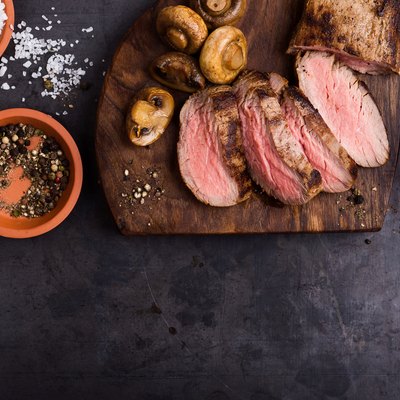Roast beef fillet tenderloin