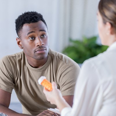 Mental health professional prescribes anti-depressant to soldier