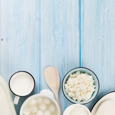 Sour cream, milk, cheese, yogurt and butter