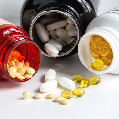 Bottles of magnesium