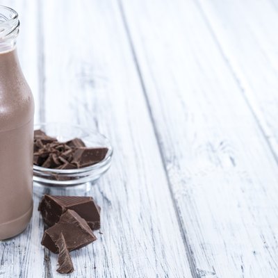 Fresh made Chocolate Milk