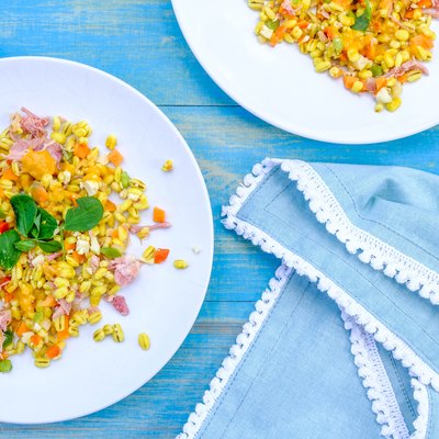Healthy Summer Ham Hock Salad With Pearl Barley