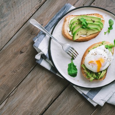Avocado Sandwich with Poached Egg