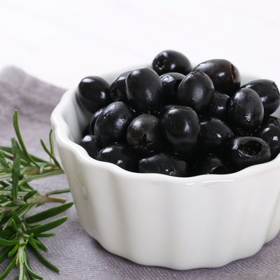 black olives with rosemary
