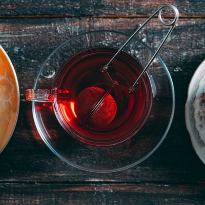 Top View Healthy Herbal Tea