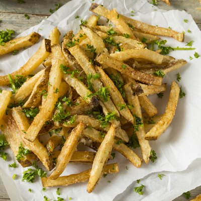 Homemade french fries Parmesan Truffle French Fries