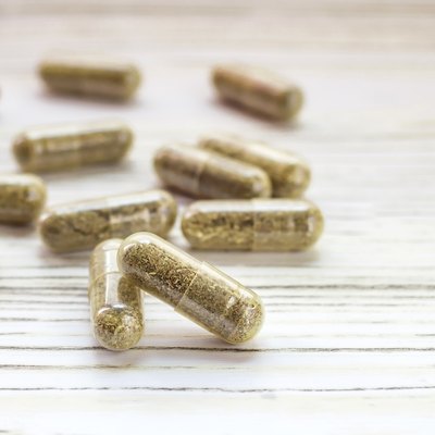 organic pills isolated