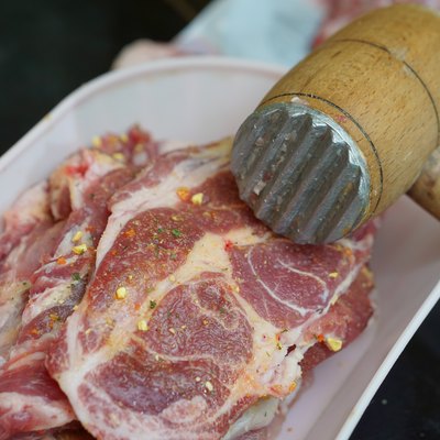 Raw meat