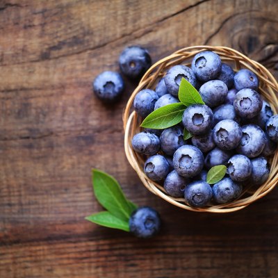 Fresh blueberries