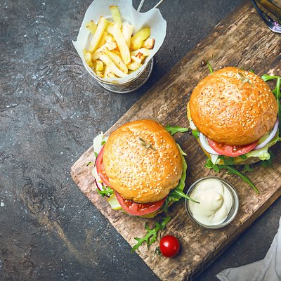 Classic beef burger