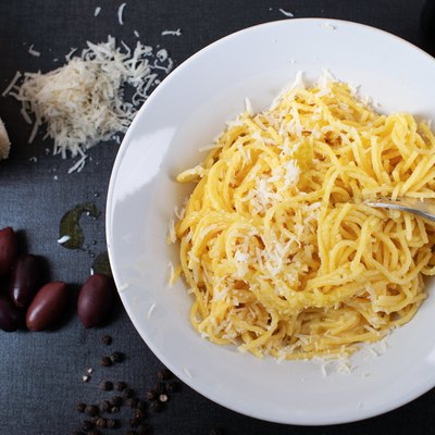 Spaghetti With Parmesan And Olive Oil