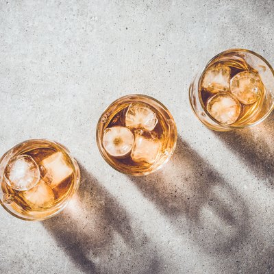 Glasses of whiskey