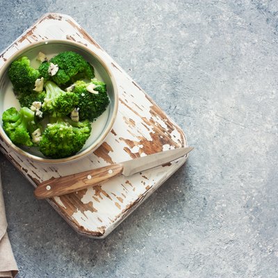 Steamed broccoli