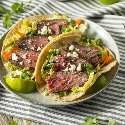 Homemade Korean Steak Tacos Healthy meat recipes