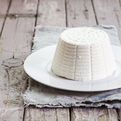 Plate of ricotta