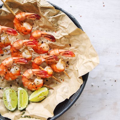 Grilled shrimps