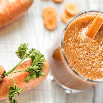 Fresh made Carrot Juice