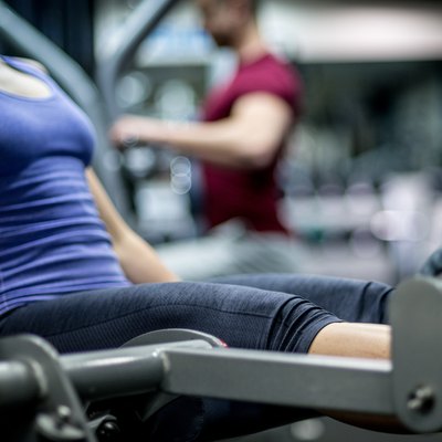 Legs press exercise.