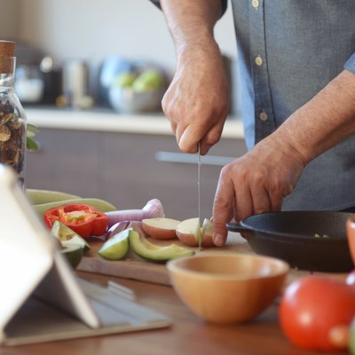 man cooking in the kitchen