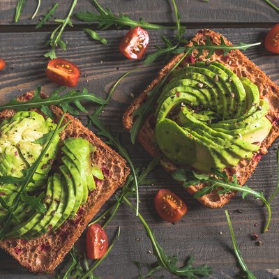 Delicious avocado sandwiches