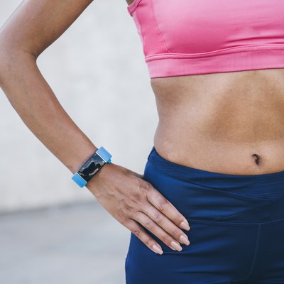 Sportswear with fit woman body