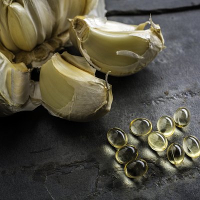 Garlic oil capsules