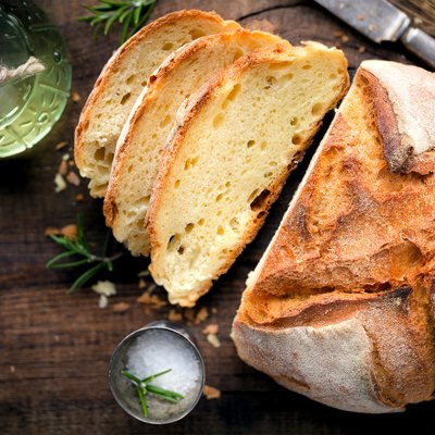Loaf of rustic homemade bread