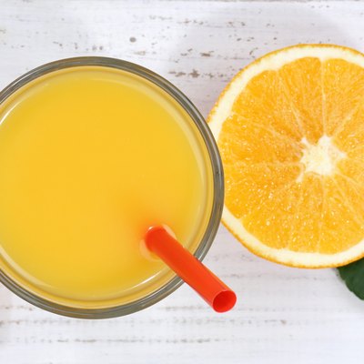Orange juice oranges from above fruit fruits