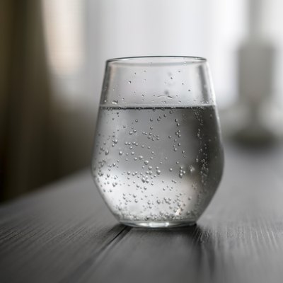 glass of soda water