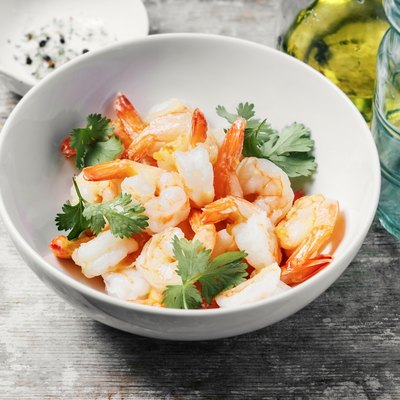 Cooked shrimp
