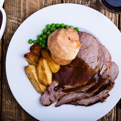 Traditional British Dishes. Sunday roast