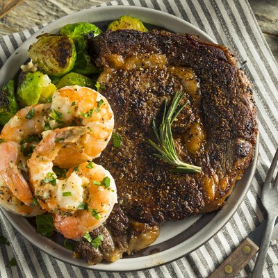 Gourmet Homemade Steak and Shrimp