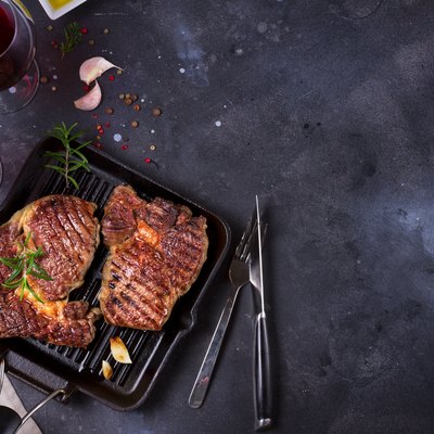 Grilled beef steak