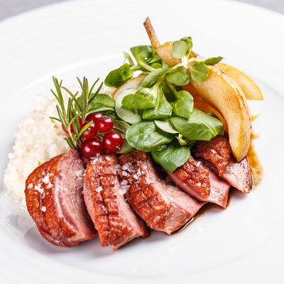 Grilled goose breast