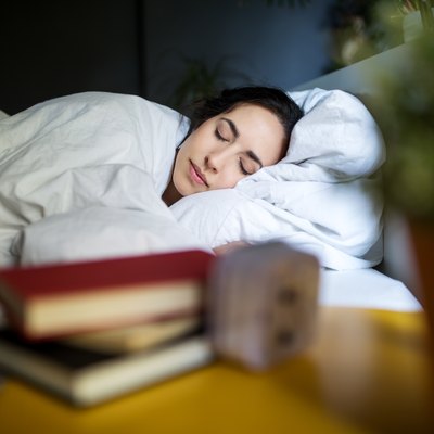 Young woman sleeping peacefully