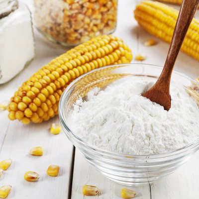 Cornstarch in a bowl