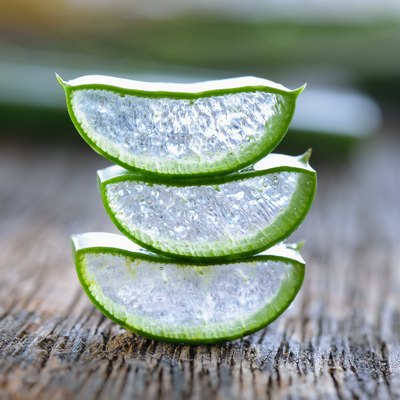 Close-Up Of Aloe Vera On Table