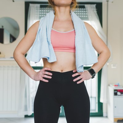 Doing an at-home workout for women