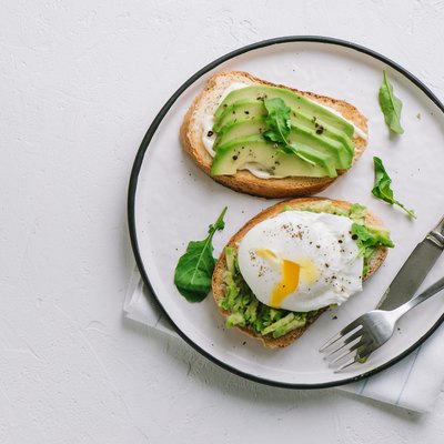 Avocado Sandwich with Poached Egg
