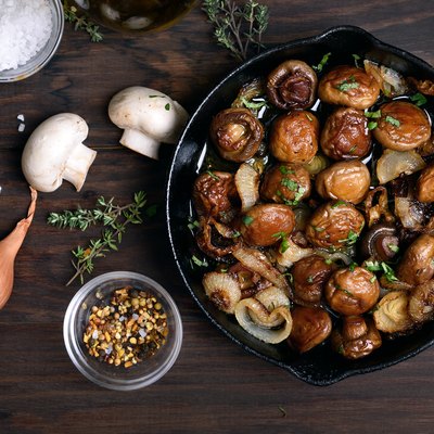 Fried mushrooms