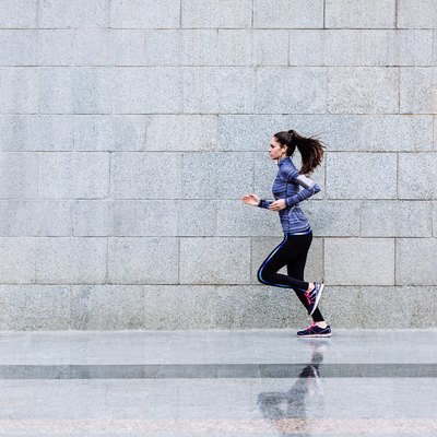 Running athlete