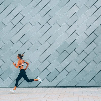 Jogging in the city