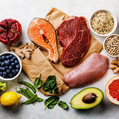 Balanced diet Organic Healthy food Clean eating selection Including Certain Protein Prevents Cancer